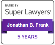 Rated by Super Lawyers Jonathon Frank 5 years